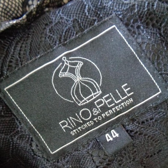 Rino & Pelle Lace Print Puffer Jacket Size 44 - Picture 13 of 16